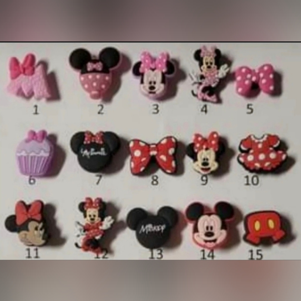 10 pcs. Shoe charms for crocs shoes
